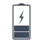 Battery with 40 percent